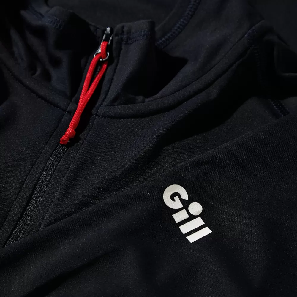 mens_uv_tec_zip_tee__long_sleeve_3.webp Gill Marine T-Shirts | Tops-Men’s UV Tec Zip Tee – Long Sleeve