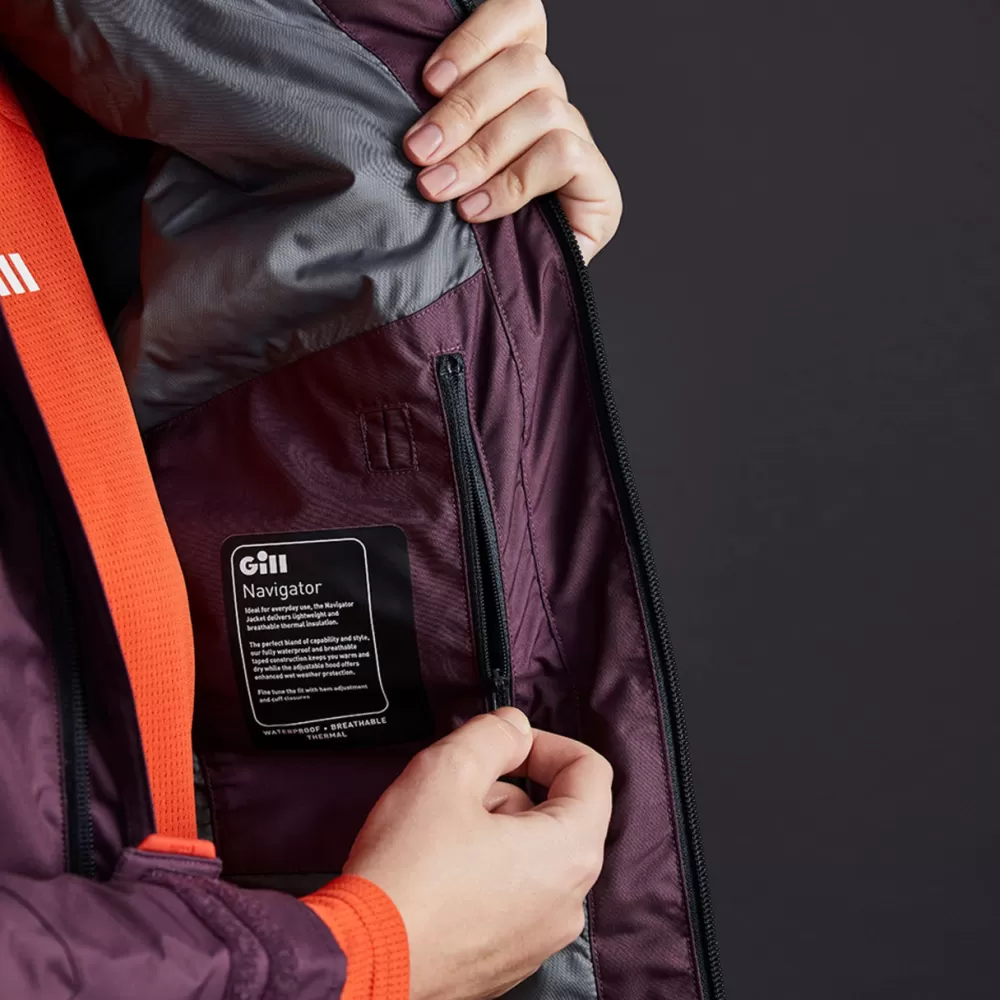 womens_navigator_jacket_8.webp Women Gill Marine Waterproof Jackets | Insulated Jackets-Women’s Navigator Jacket
