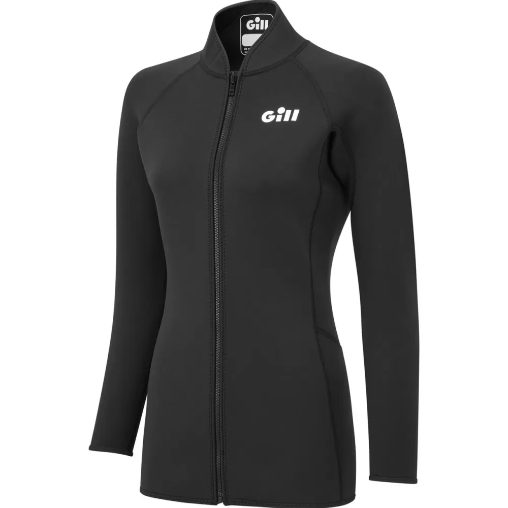 womens_pursuit_neoprene_jacket_2.webp Women Gill Marine Neoprene Tops-Women’s Pursuit Neoprene Jacket