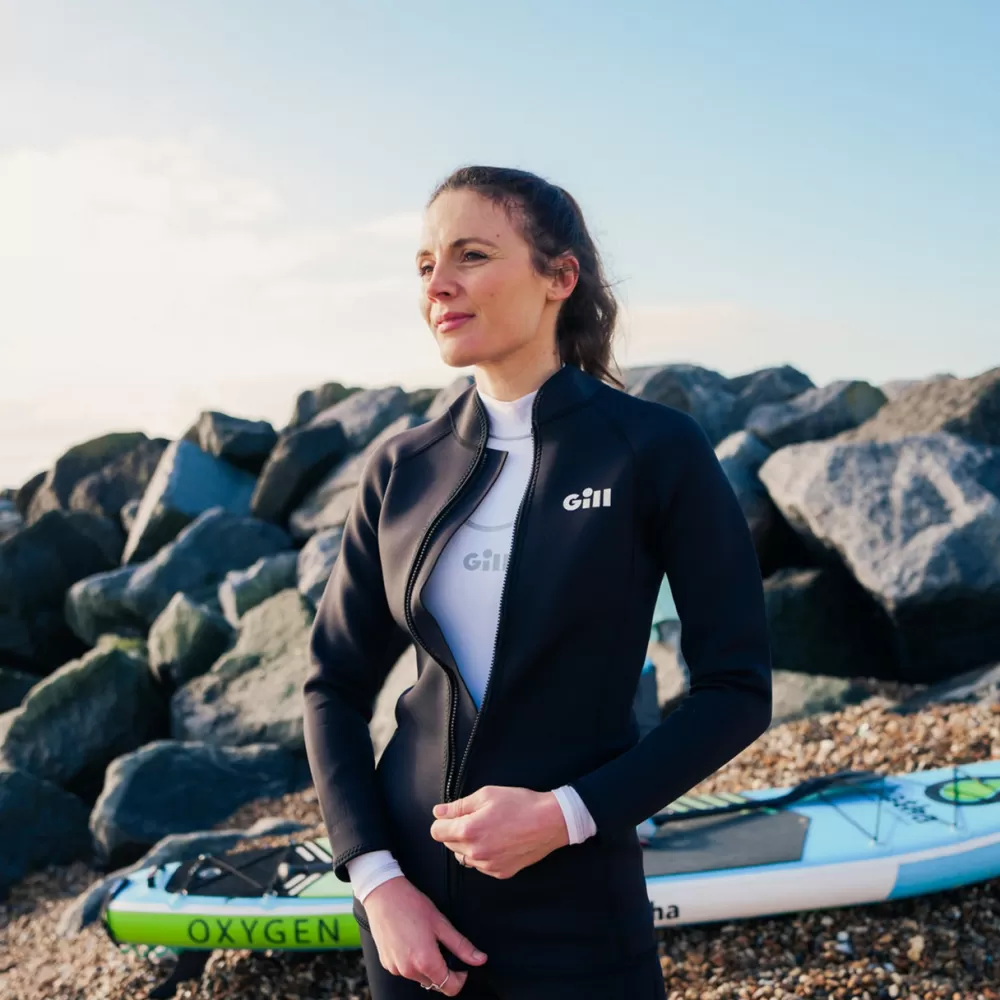 womens_pursuit_neoprene_jacket_7.webp Women Gill Marine Neoprene Tops-Women’s Pursuit Neoprene Jacket