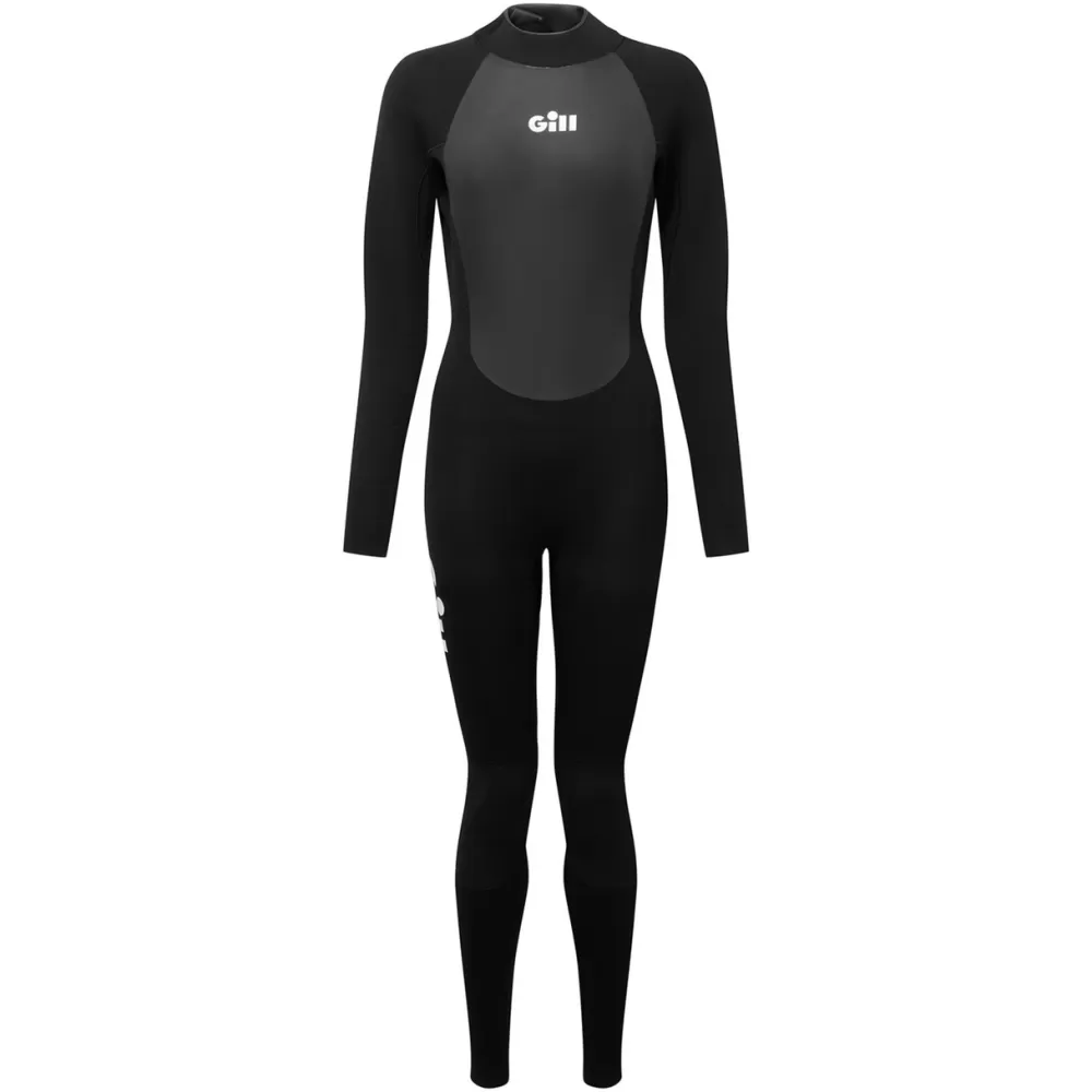 Women Gill Marine Wetsuits-Women’s Pursuit Wetsuit 4/3mm Back Zip