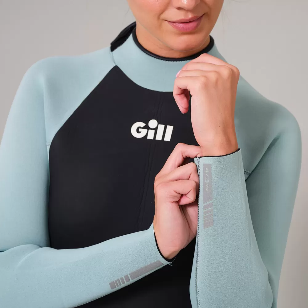 womens_pursuit_wetsuit_mm_back_zip_14.webp Women Gill Marine Wetsuits-Women’s Pursuit Wetsuit 4/3mm Back Zip