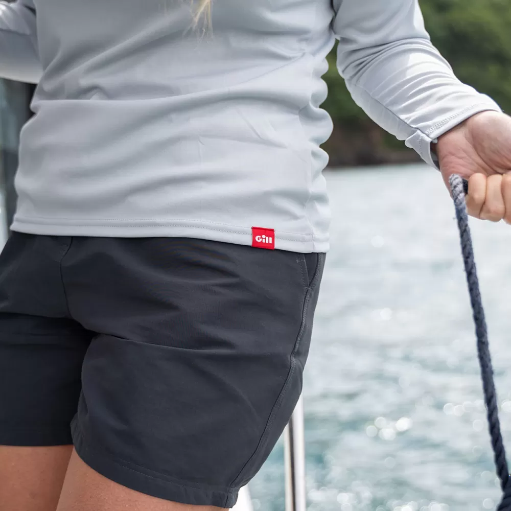 womens_uv_tec_zip_tee__long_sleeve_9.webp Women Gill Marine T-Shirts | Tops-Women’s UV Tec Zip Tee – Long Sleeve